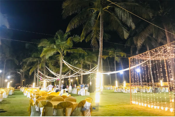 Malabar Ocean Front Resort and Spa facilities: wedding reception decor