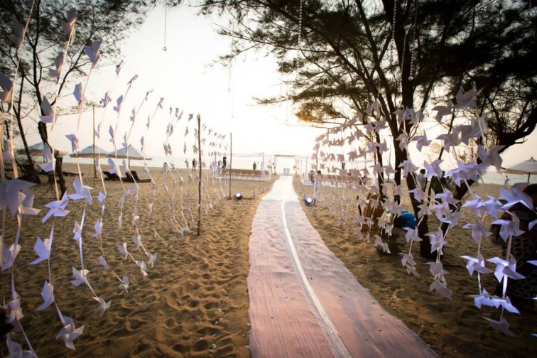 Taj Bekal Resort & Spa facilities: patway to beach wedding